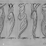 Dancer -- Five Line Drawings