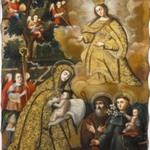 The Virgin of Mercy with Three Saints