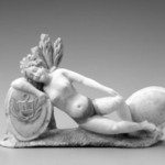 Allegorical Female Figure with Peruvian Coat of Arms