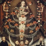 Virgin of Pomata with St. Nicholas Tolentino and St. Rose of Lima