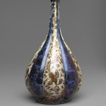Lobed Bottle with Simurghs (Phoenixes) in Flight
