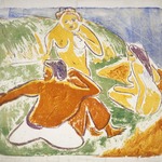 Three Bathers on the Beach