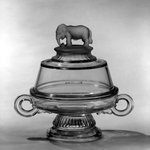 Butter Dish with Lid, "Jumbo" pattern