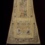 Piece of Chasuble with arms of Mercedarian Order