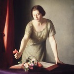 Girl Arranging Flowers