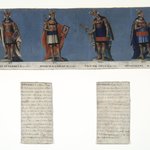 Portrait of Four Inca Kings - Tupac Yupanqui, Huayna Capac, Huascar Inca, Atahuallpa