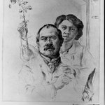 Self-Portrait with Wife (Selbstbildnis mit Gattin)