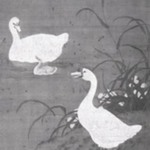 One Chinese Painting of Ducks