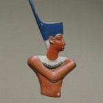 Inlay Figure of a King in Four Pieces