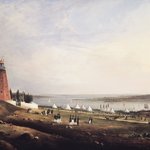 Entertainment of the Boston Rifle Rangers by the Portland Rifle Club in Portland Harbor, August 12, 1829