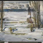 A Morning Snow--Hudson River