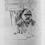 Self-Portrait with Fur Coat (Selbstbildnis im Pelz)