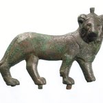 Applique of a Walking Lion