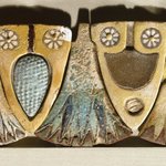 Tile Frieze Representing Lotus and Grape