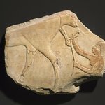 Fragment of a Relief Showing the Birth of a Calf