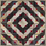 Log Cabin Quilt, Barn Raising Setting
