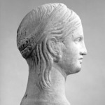 Half-Head of a Goddess (probably)