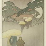 Temple in Rain