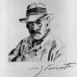 Self-Portrait in Straw Hat (Selbstbildnis im Strohhut)