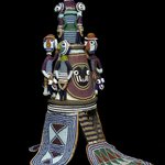Beaded Crown (Ade) of Onijagbo Obasoro Alowolodu, Ogoga of Ikere 1890-1928