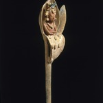 Figure Emerging from a Waterlily