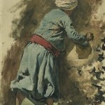 Study of a Moor in Blue
