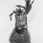 Fiber Mask with Conical Eyes (Batwape)