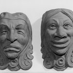 Indian Head Tragic Mask