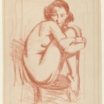 Nude Perched on Chair