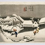 Kambara, from Fifty-three Stations on the Tokaido Highway (Tokaido Goju-san Tsugi no Uchi)