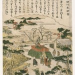 Mokuboji Temple on the Sumida River (Sumidagawa Mokuboji), from Genre Scenes of Famous Places in Edo