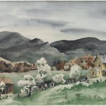 Landscape with Farm Buildings