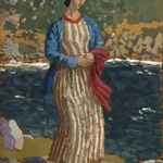 Woman by a Riverbank
