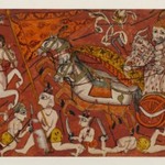 Battle Scenes from a Bhagavata Purana Series