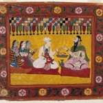 Nanda Requests a Horoscope for Krishna, Page from a Bhagavata Purana series