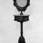 Shaving Stand, Base, Drawer, Top, Mirror and Screw