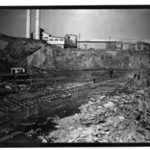 [Untitled] (Steel Mill with Excavation and Railroad Tracks)