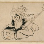 Seated Woman with Shamisen
