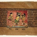 Kichaka and Bhimasena, Folio from a Dispersed Mahabharata Series