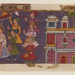 Holymen and Courtiers Assemble Before a Prince