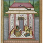 Dhanyashri Ragini, page from a dispersed Ragamala series