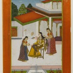 A Lady Receiving a Messenger