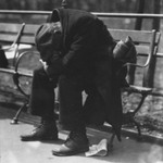 [Untitled] (Man on Bench, New York)