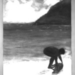Etching from "Year of the Drowned Dog"