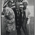Three Women and Flag, Coney Island