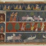 Page from a Dispersed Bhagavata Purana Series
