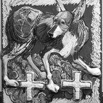 Dog with Crosses