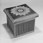 One of a Set of Three Hassocks or Stools (en suite with 85.156.4 Ottoman) Neo-Classical style