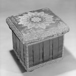 One of a Set of Three Hassocks or Stools (en suite with 85.156.4 Ottoman) Neo-Classical style