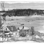 Houses Near a Lake